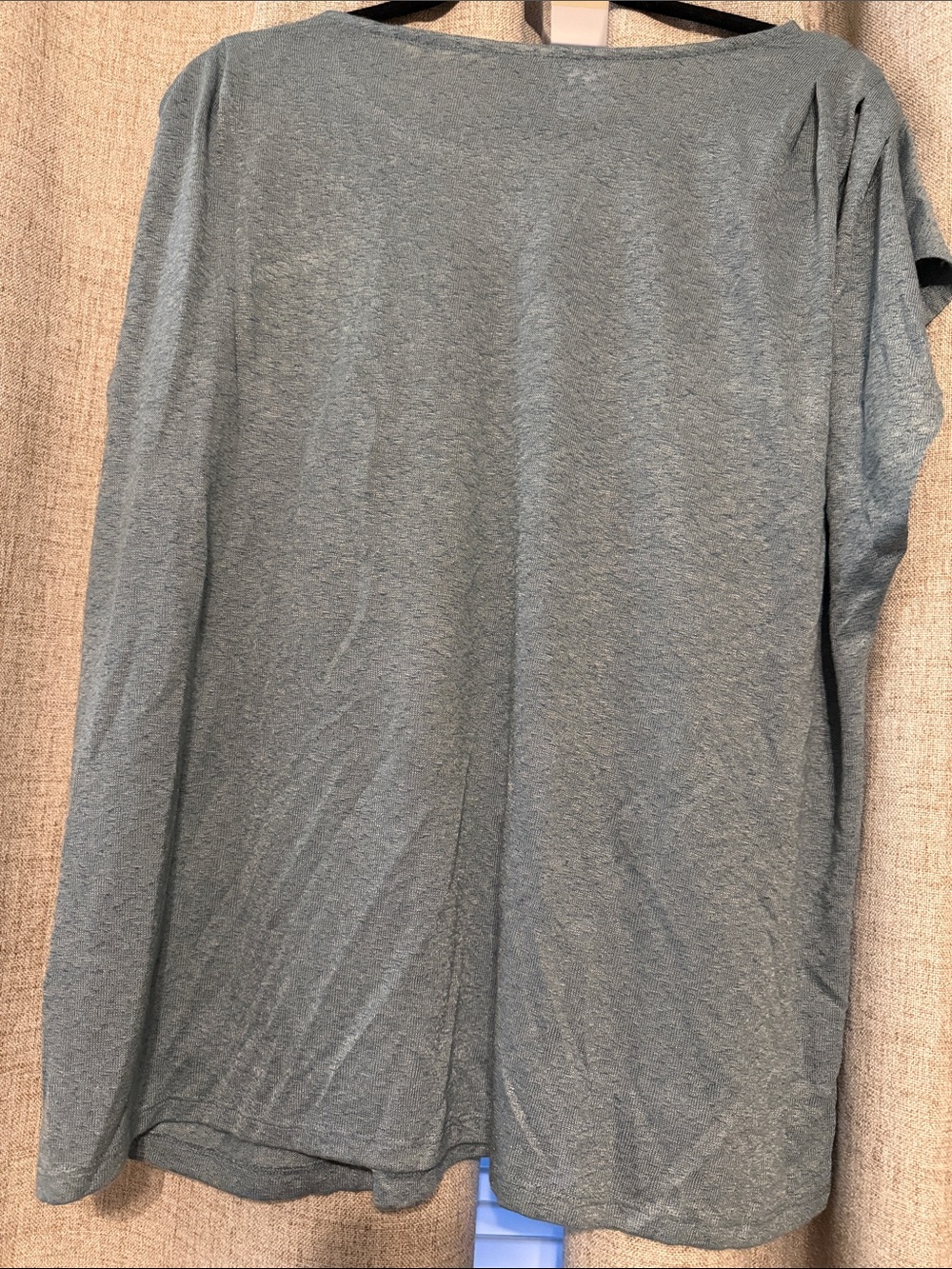 Bobeau Aria Pleat Shoulder Tee 1X - Picture 5 of 5